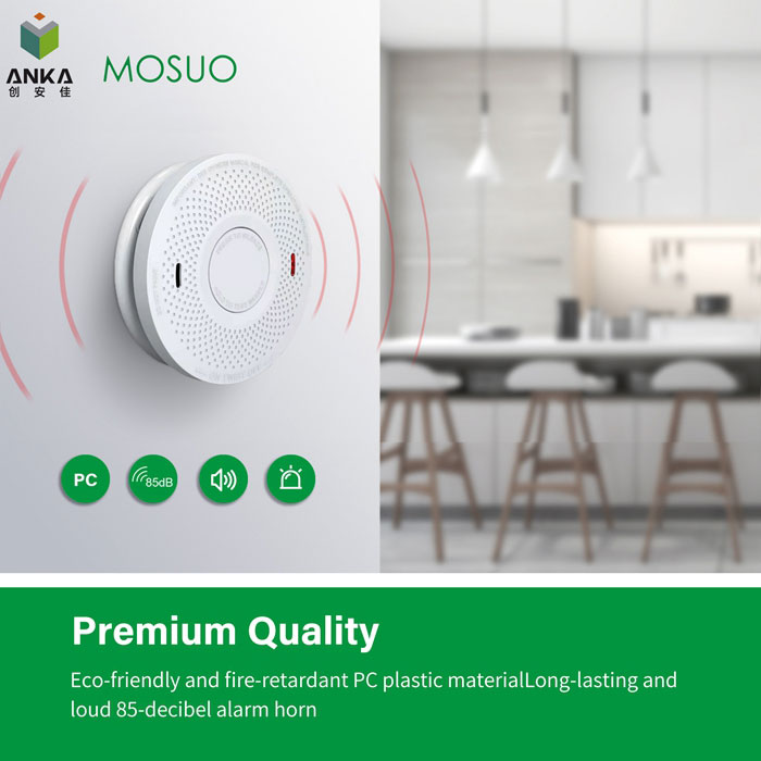 AJ-938 ETL Smoke carbon monoxide alarm