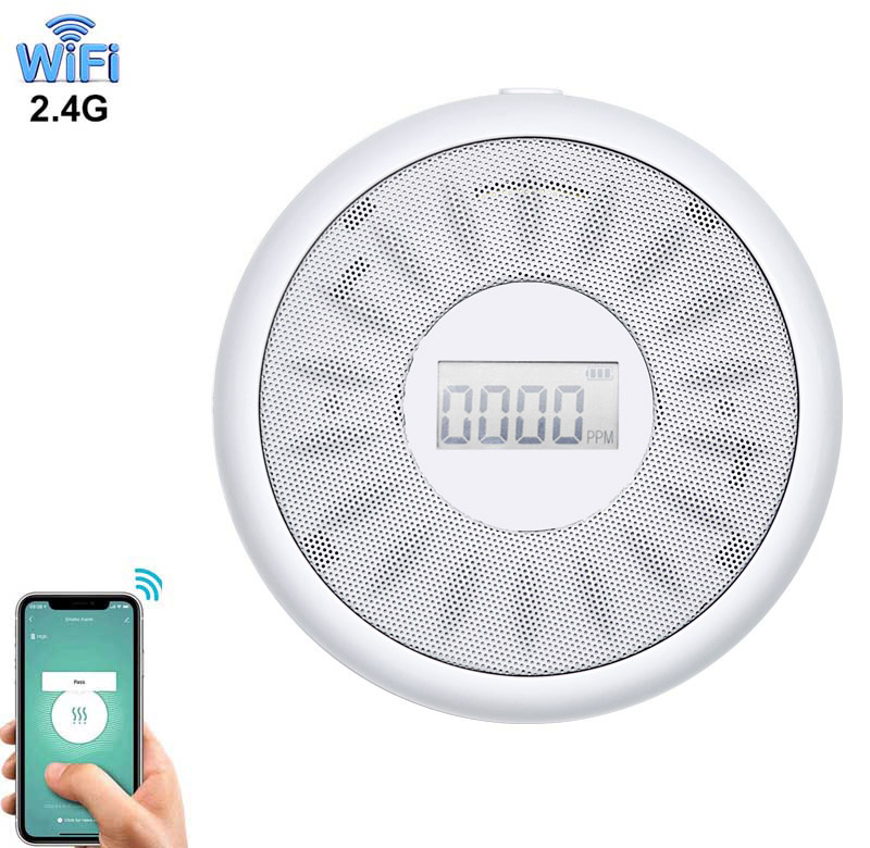 AJ-961SCRW WIFI Smoke and Carbon Monoxide 2 in 1 alarm