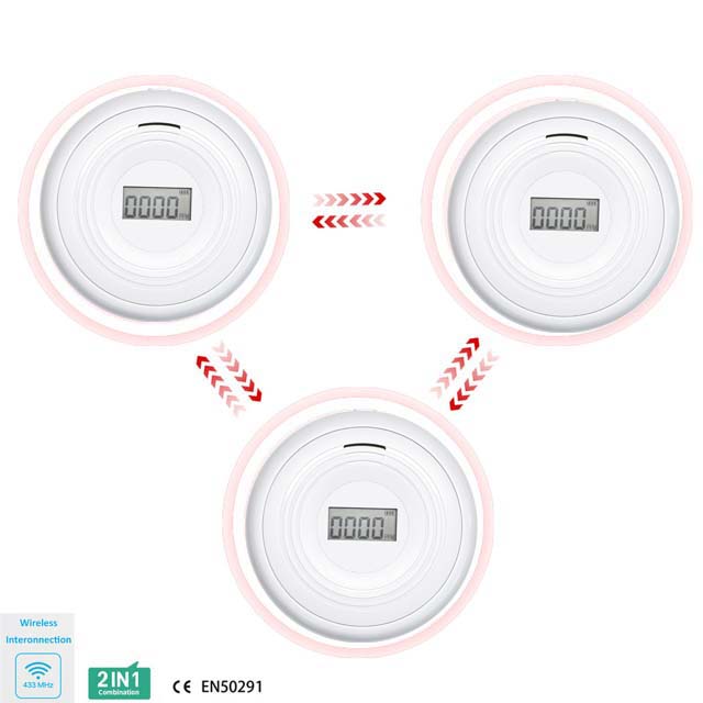 AJ-960SCI4 Interconnected smoke &carbon monoxide combination Alarm